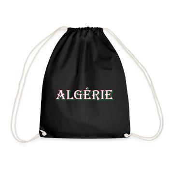 Algérie Idée cadeau Algérie - Sac de sport léger - noir - Devant