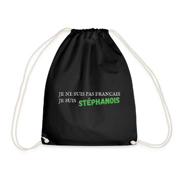 Je ne suis pas français - Sac de sport léger - noir - Devant