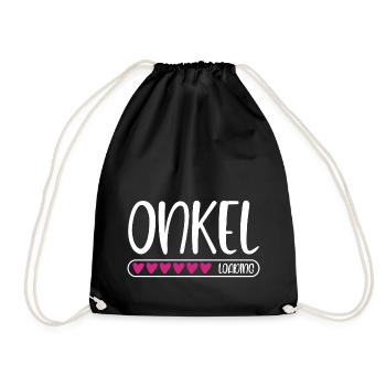 Onkel loading - Turnbeutel - Schwarz - Vorne
