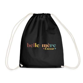 Belle-mère d' amour cadeau pour belle-maman - Sac de sport léger - noir - Devant