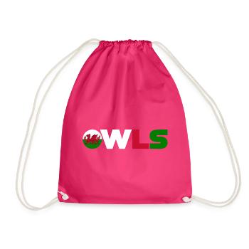 Pays de Galles - Sac de sport léger - fuchsia - Devant