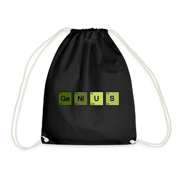 Genius Nerd Geek - Sac de sport léger - noir - Devant