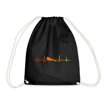 Plongeur Hommes Plongeur Plongeur Plongée Plongée - Sac de sport léger - noir - Devant