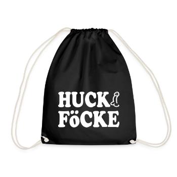 huck föcke - Turnbeutel - Schwarz - Vorne