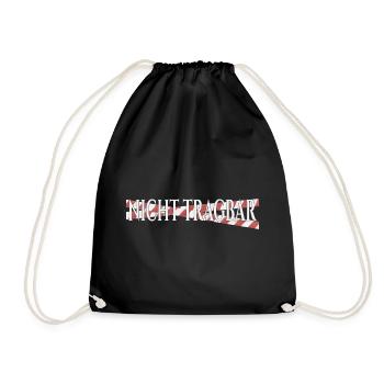 Unwearable – Black Humor Statement Design - Drawstring Bag - black - Front