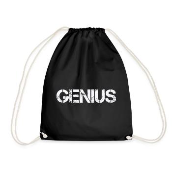 GENIUS - Turnbeutel - Schwarz - Vorne