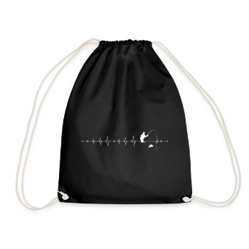 Silhouette de pêche à impulsions - Sac de sport léger - noir - Devant