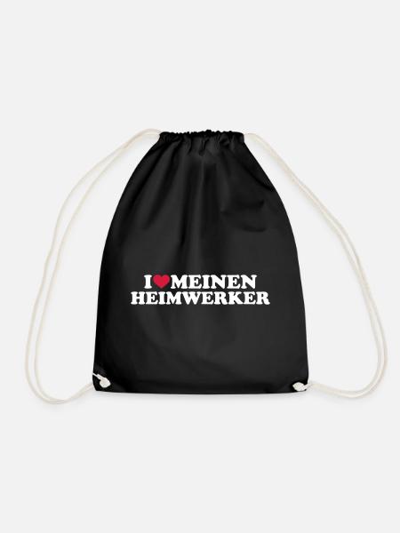 Heimwerker - Turnbeutel - Schwarz