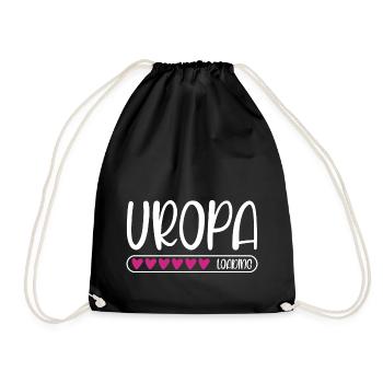 Uropa loading - Turnbeutel - Schwarz - Vorne