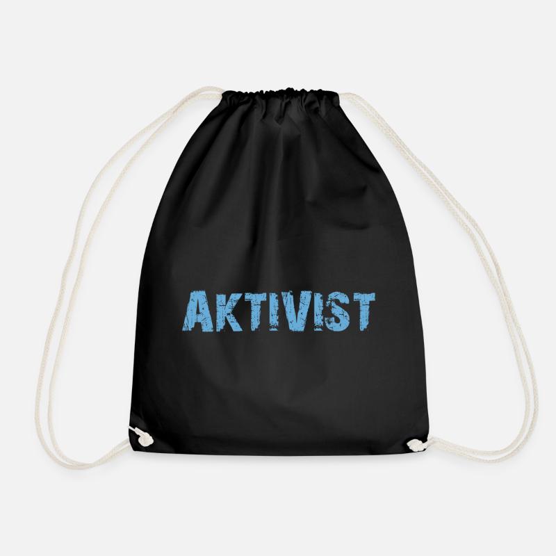 AKTIVIST - Turnbeutel - Schwarz