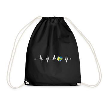 Pending design image - Drawstring Bag - black - Front