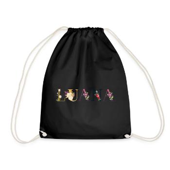 Launa - Drawstring Bag - black - Front