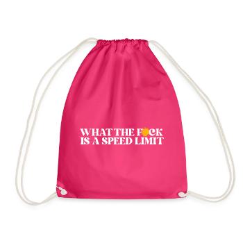 Auto - Turnbeutel - Fuchsia - Vorne
