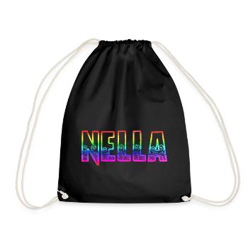 nella rs arc-en-ciel - Sac de sport léger - noir - Devant