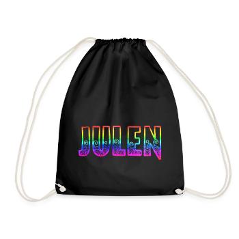 julen rs regenbogen - Turnbeutel - Schwarz - Vorne