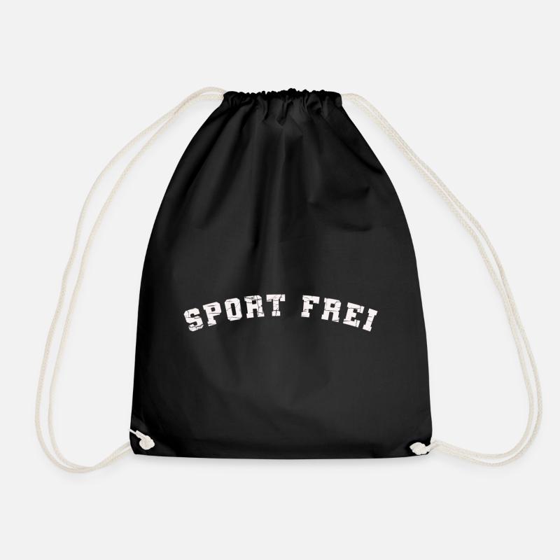 Sport Frei Design Scratch - Turnbeutel - Schwarz