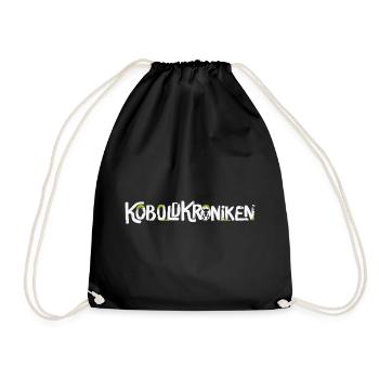 KoboldKroniken Logo - Turnbeutel - Schwarz - Vorne