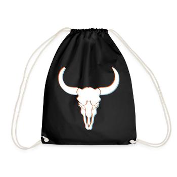 horn - Turnbeutel - Schwarz - Vorne