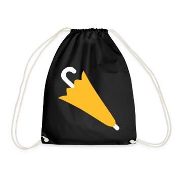 parapluie - Sac de sport léger - noir - Devant