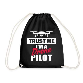 drone - Sac de sport léger - noir - Devant