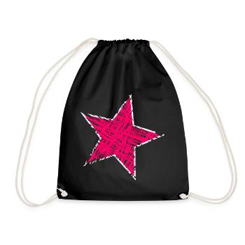 STAR. STARS. STAR. STARS. FEAST. ANNIVERSARY - Drawstring Bag - black - Front