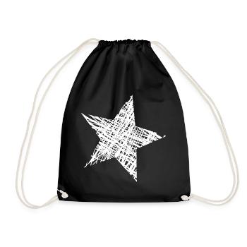 STAR. STARS. STAR. STARS. FEAST. ANNIVERSARY - Drawstring Bag - black - Front