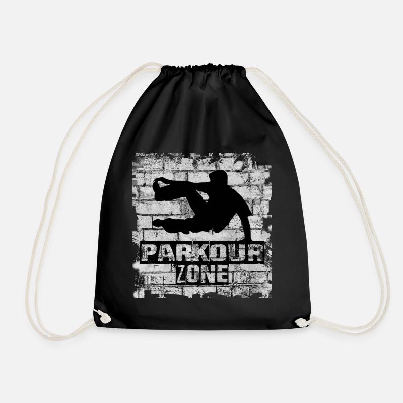 Parkour - Turnbeutel - Schwarz