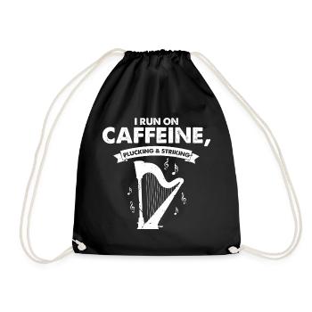 Conceptions de joueurs de harpe pour les conceptions de joueurs de harpe - Sac de sport léger - noir - Devant