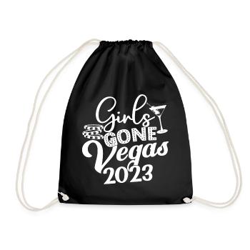 Girls Gone Vegas 2023 - Fête du week-end Girls Trip - Sac de sport léger - noir - Devant