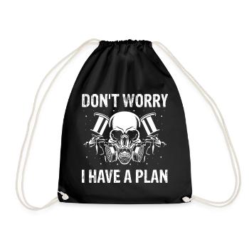 Car painter offer for coachbuilders - Drawstring Bag - black - Front