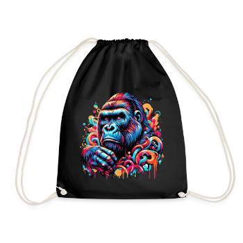 Gorille - Sac de sport léger - noir - Devant