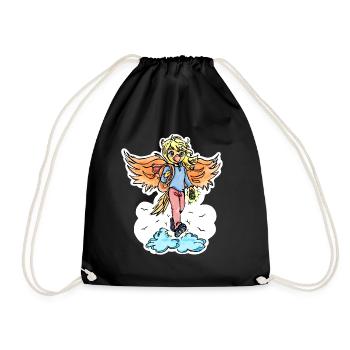 Cloud migration - Drawstring Bag - black - Front