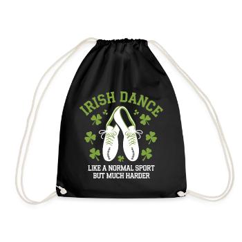 Die Kunst des Irish Dance - Turnbeutel - Schwarz - Vorne