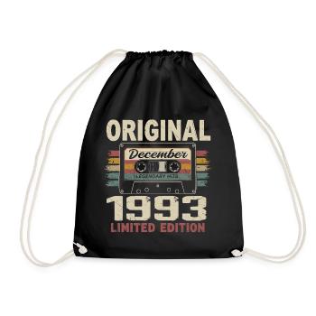 Cadeau D'anniversaire Décembre 1993 - Sac de sport léger - noir - Devant