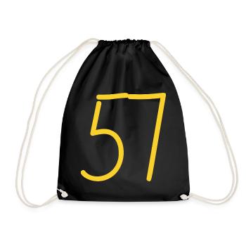 57 - Sac de sport léger - noir - Devant