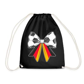 Football Loop Germany - Drawstring Bag - black - Front