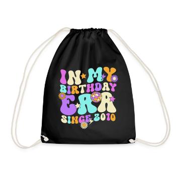 Idée de cadeau rétro pour le 16e anniversaire - Sac de sport léger - noir - Devant