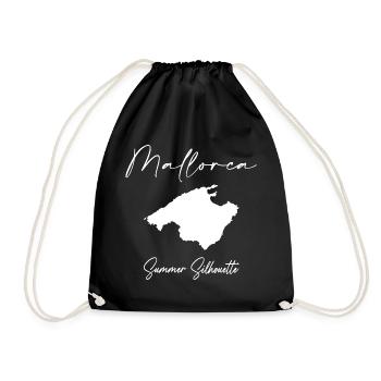 Majorca - Drawstring Bag - black - Front