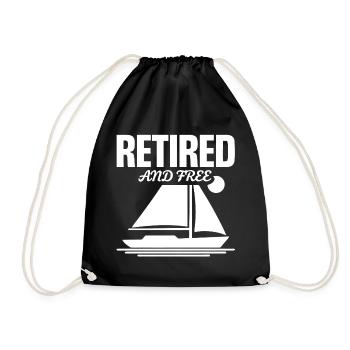 Voilier pour pensionnaires - Sac de sport léger - noir - Devant