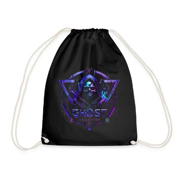 Geister-Neon-Triade – Horror – Halloween - Turnbeutel - Schwarz - Vorne