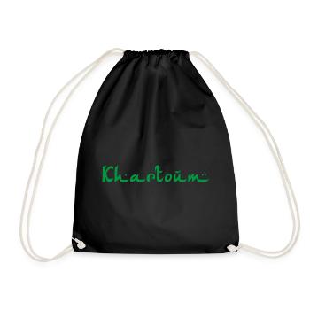 Khartoum Sudan - Drawstring Bag - black - Front