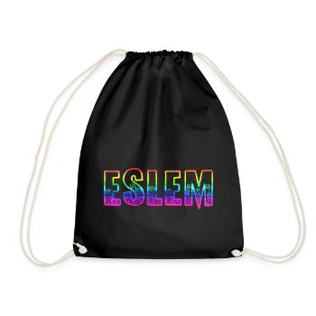 Eslem RS Arc-en-ciel - Sac de sport léger - noir - Devant
