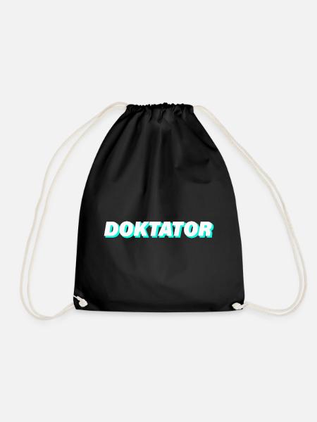 DOKTATOR - Turnbeutel - Schwarz