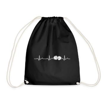 Dice Heartbeat Board Game Board Game - Drawstring Bag - black - Front