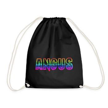 angus rs arc-en-ciel - Sac de sport léger - noir - Devant