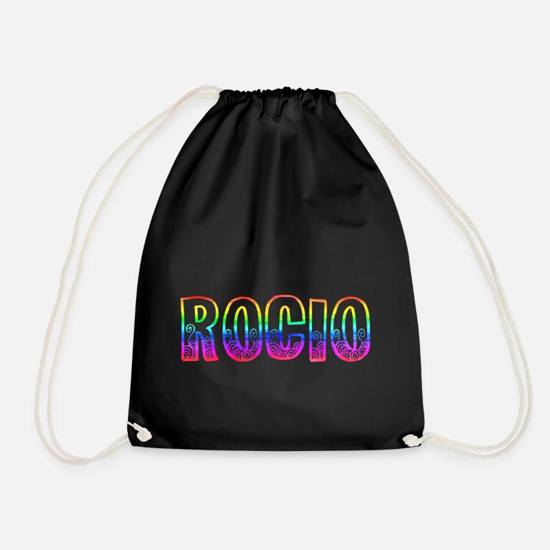 rocio rs regenbogen - Turnbeutel - Schwarz
