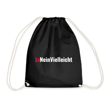 Proposal Engagement Bachelor Party Gift - Drawstring Bag - black - Front