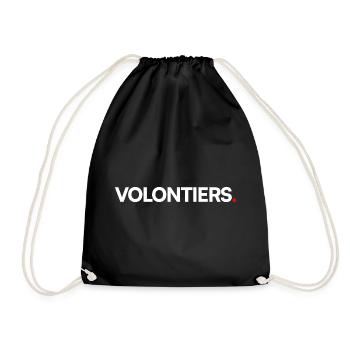 Gladly - Drawstring Bag - black - Front
