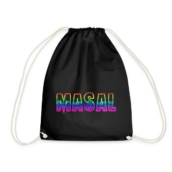 Masal RS Arc-en-ciel - Sac de sport léger - noir - Devant