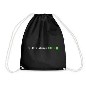 C’est toujours DNS – conception de terminaux administrateurs système - Sac de sport léger - noir - Devant